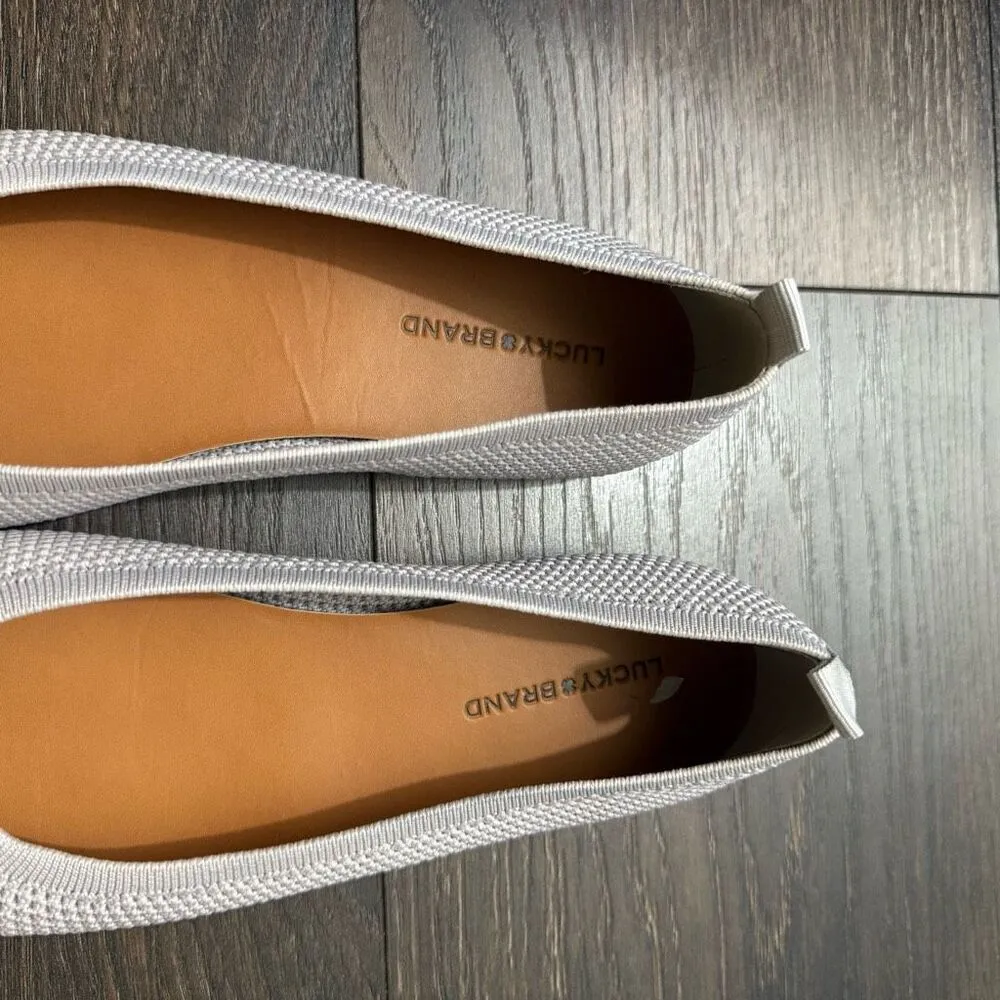 Lucky Brand Women’s 8.5 Gray Daneric Flats Shoes - Image 3