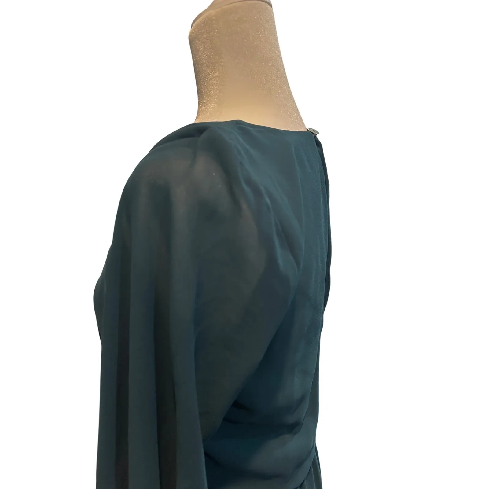 Long Sleeve Maxi Dress Elegant V Neck Evening Party‎ Gown - Image 8