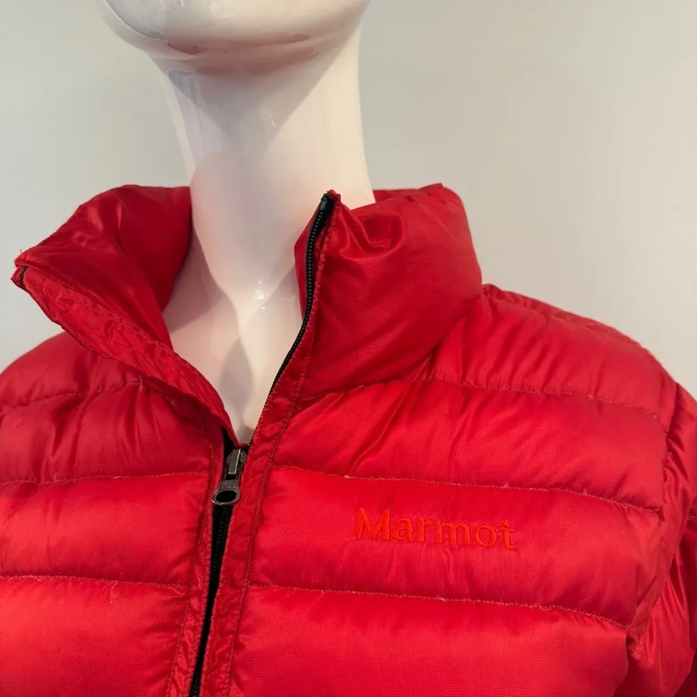 Marmot Red Super Goose Down Jacket - Image 2