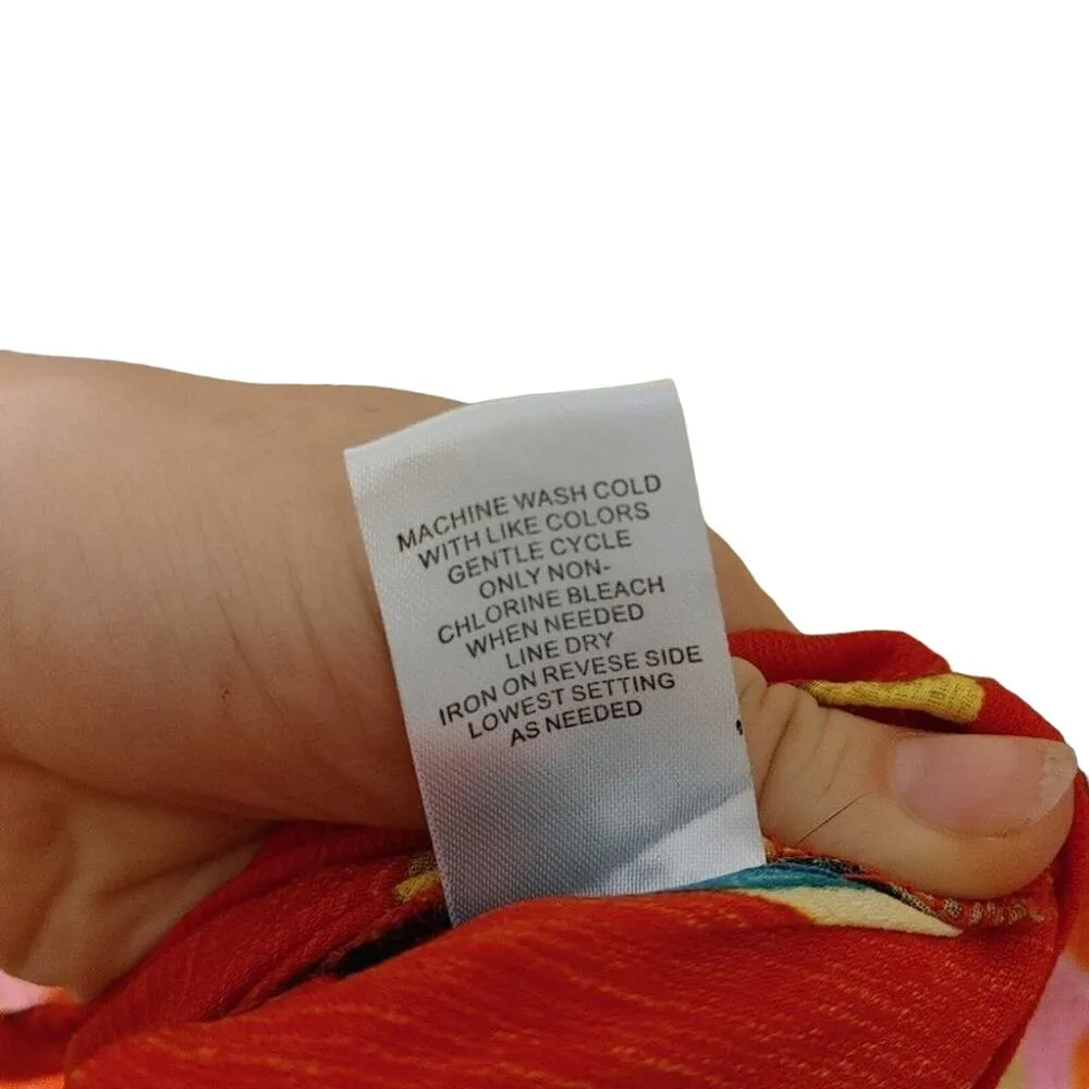 Charlotte Russe Red Size Small S Lemon Fruit Dress Beach Vacation Halter Top Bow - Image 6