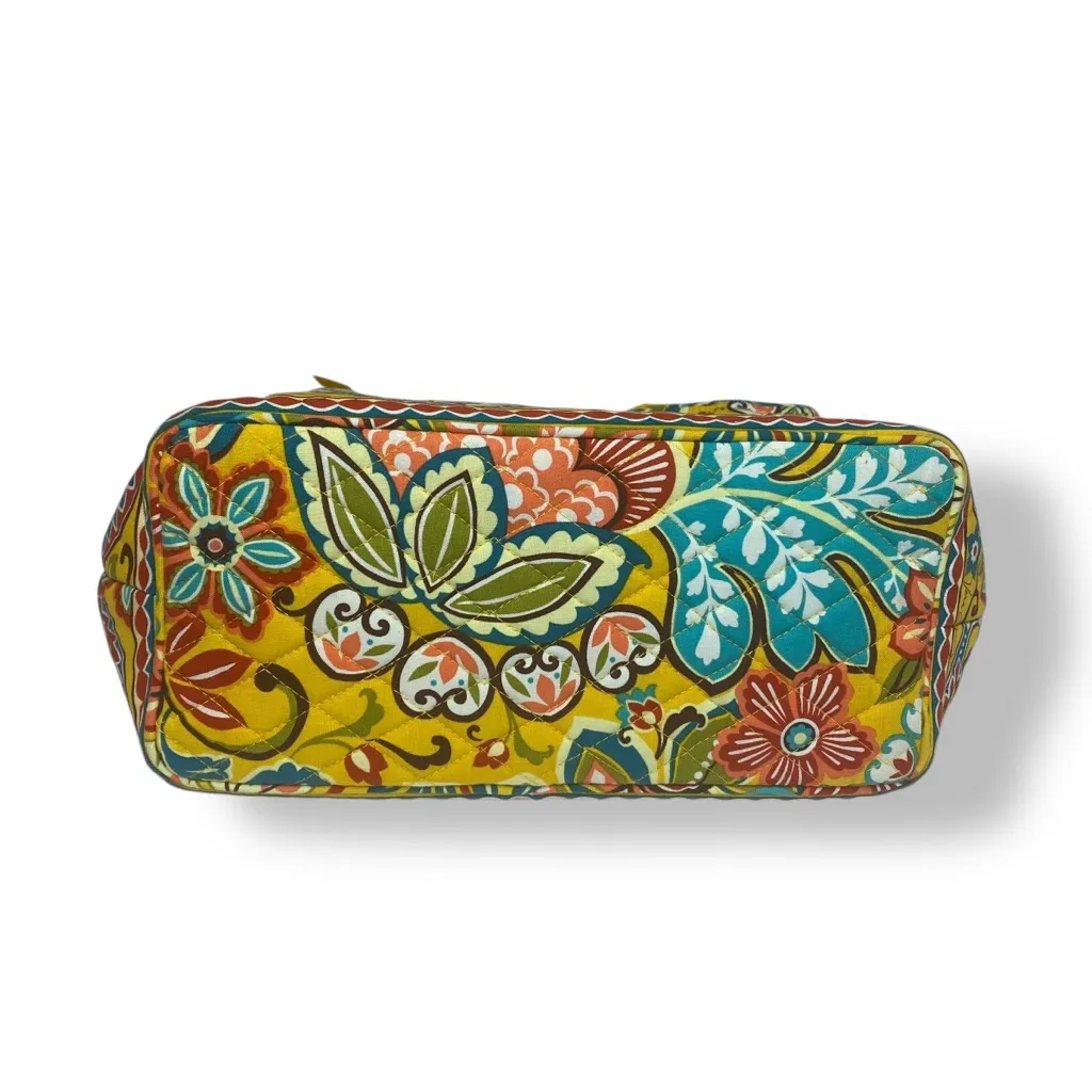 NWOT Vera Bradley Laura Tote in Provençal Retired 2013 Yellow Floral Paisley - Image 7