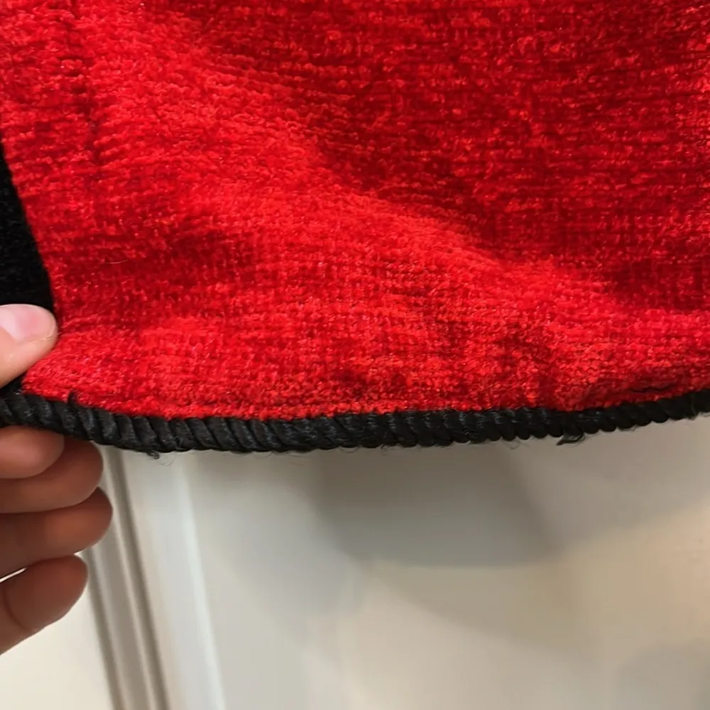 Vtg Allure Boutique Patchwork Painted Design Corduroy Jacket - Image 6