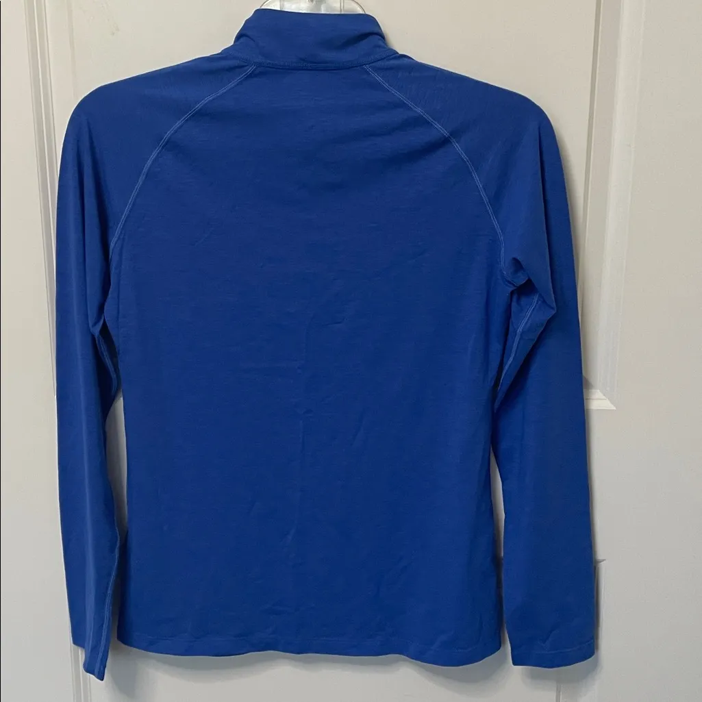 Paradox Blue Merino Blend Pullover Medium - Image 2