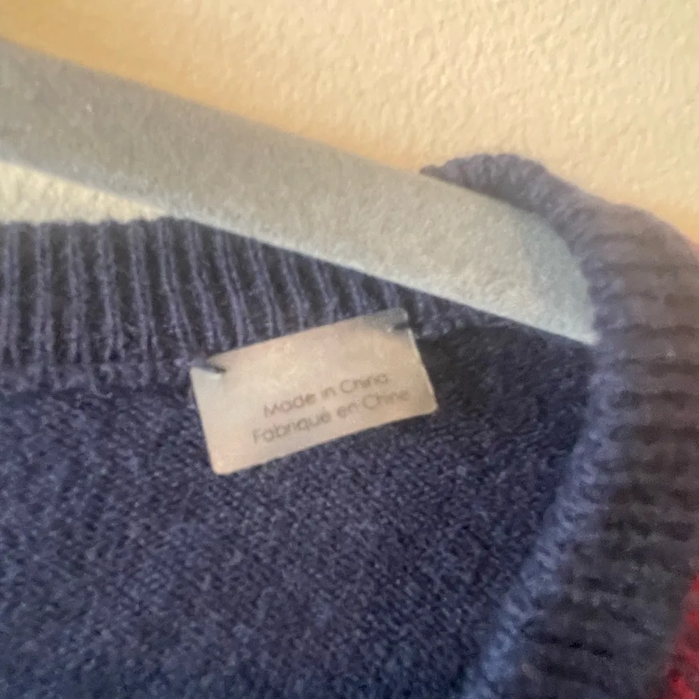 Equipment Wool/Yak blend plaid v-neck pullover sweater size medium - Image 9