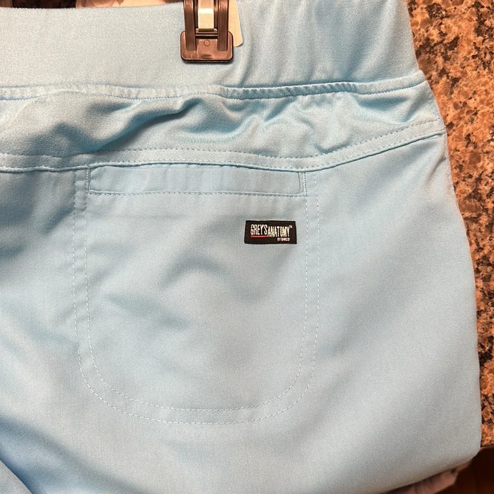 Barco Grey's Anatomy Blue Seafoam Cargo Medical Doctor Nurse Scrub Pants Size XL - Image 6