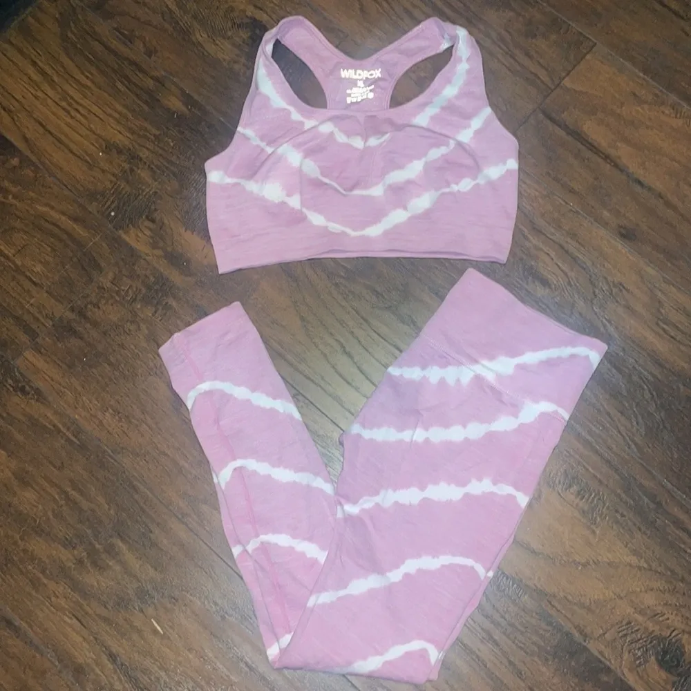 🦊💋 💝 WildFox Kris Leggings in Crepe Chevron- sports bra sold separately - Image 7