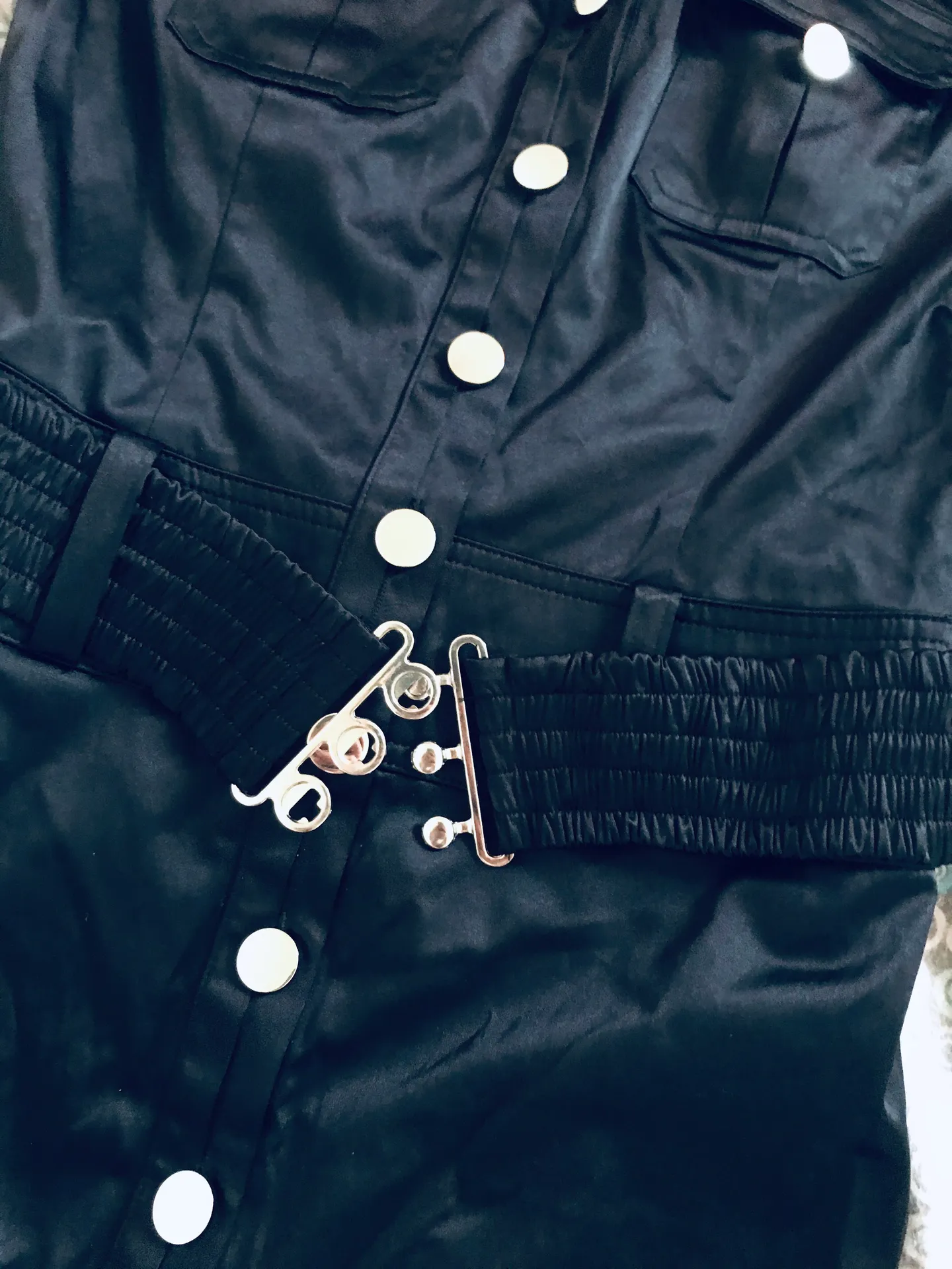 Bebe Black Jumpsuit - Image 3