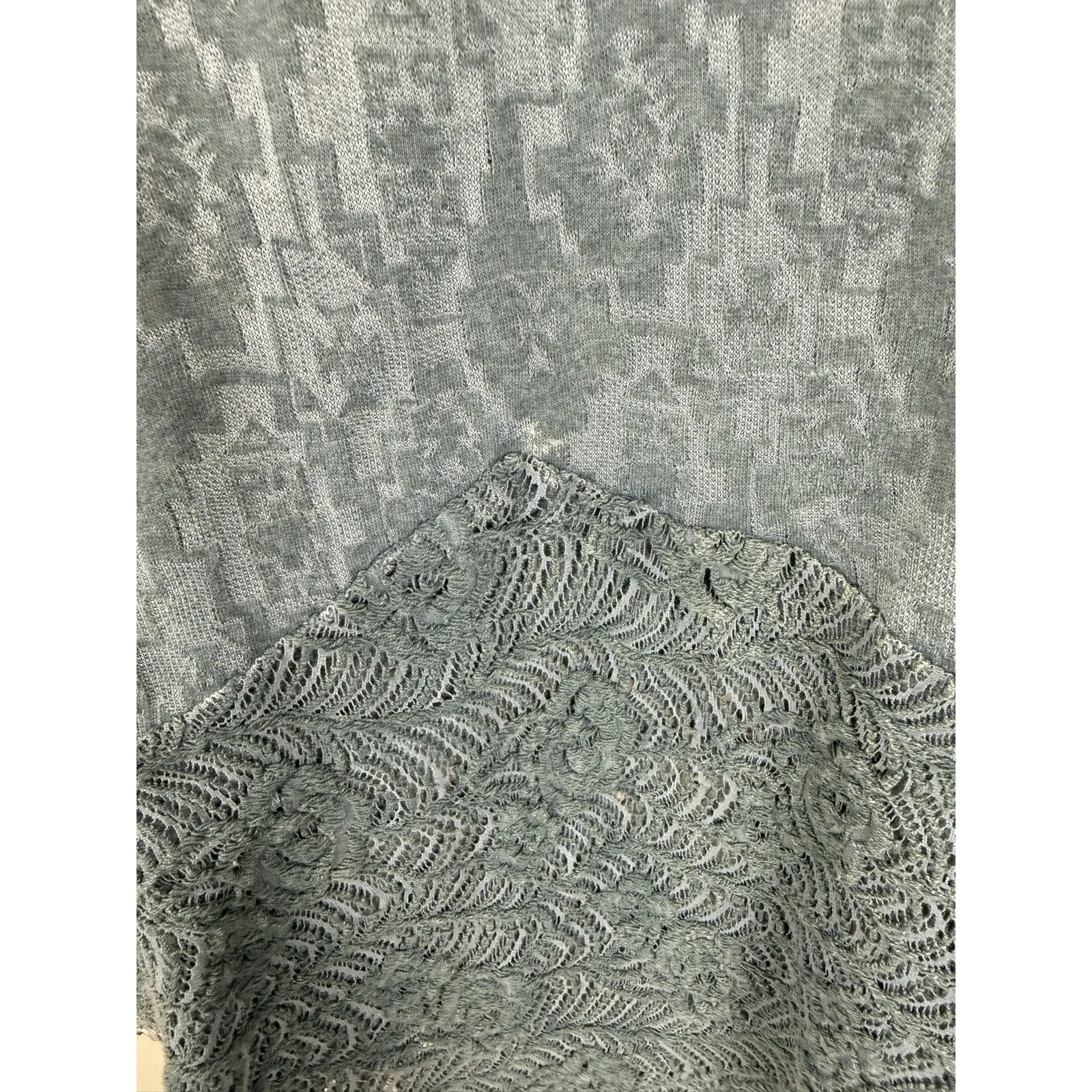 Gimmicks by BKE Women’s Sleeveless Boho Top XS Dusty Green Asymmetrical - Image 6