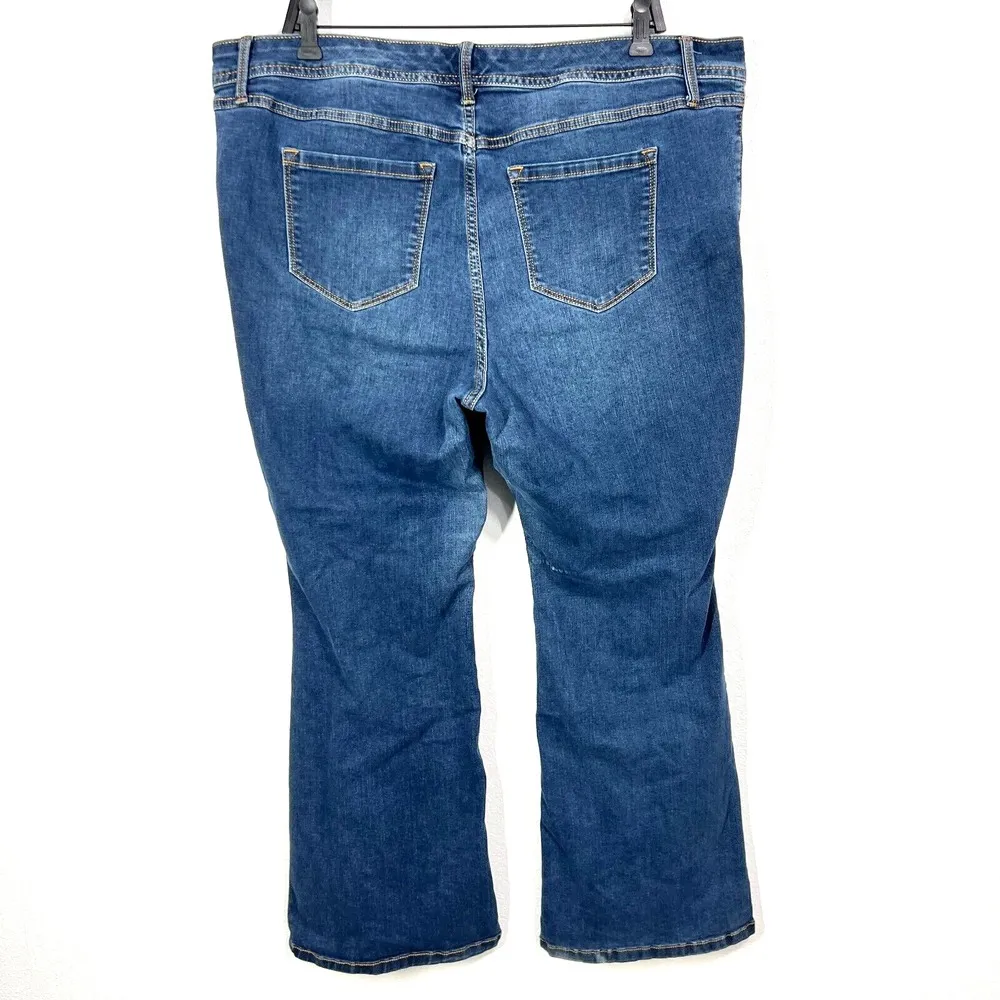 Torrid Luxe Slim  Boot‎ Jean Feel The Fit Super Stretch Size 22S Comfort Casual - Image 3