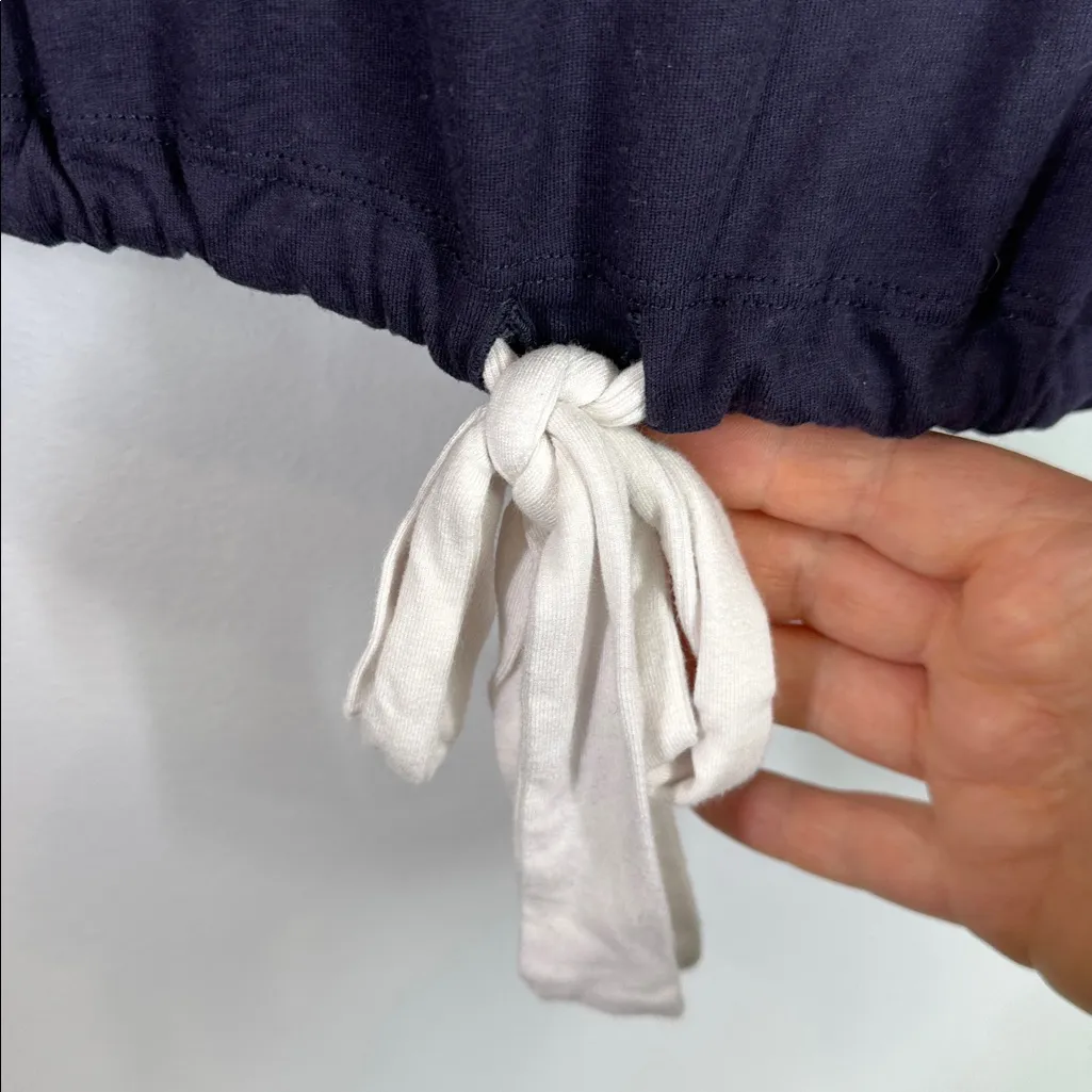 Eberjay  navy slouchy loungewear top size small - Image 4