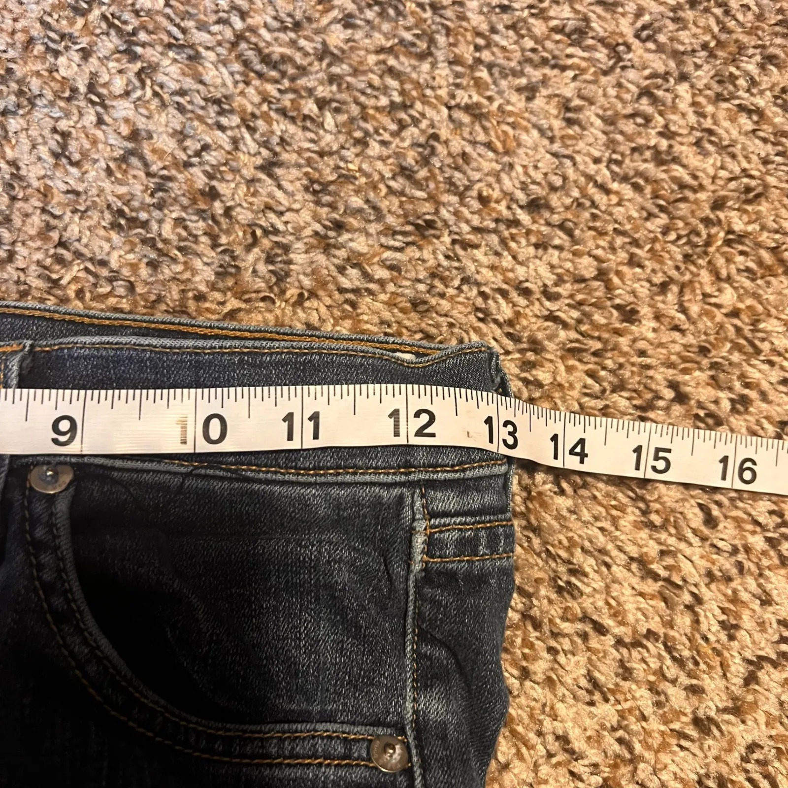 rag bone JEAN Skinny Dark‎ Wash Denim Women's Jeans Size 24 - Image 4