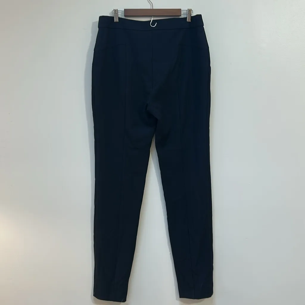 Trina‎ Turk Meteor Pant Black Dress Trouser Split Hem Size 12 Office Business - Image 6