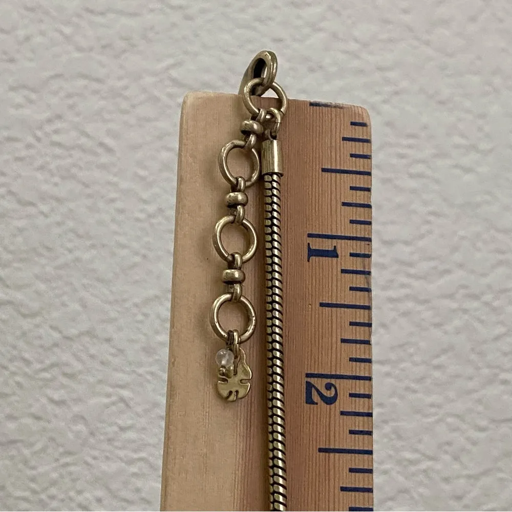 LUCKY BRAND Brass-tone Pave Charm Pendant 25” Long Necklace - Image 13