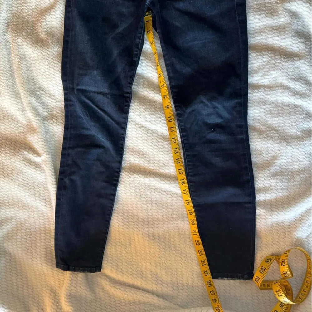 FRAME Le Skinny de Jeanne Crop Jeans - Dark Wash - *small flaw* - Image 6