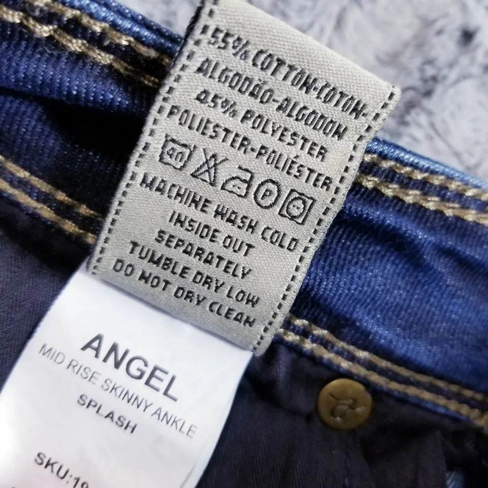 DL1961 Angel Mid Rise Skinny Ankle Jeans - Image 10