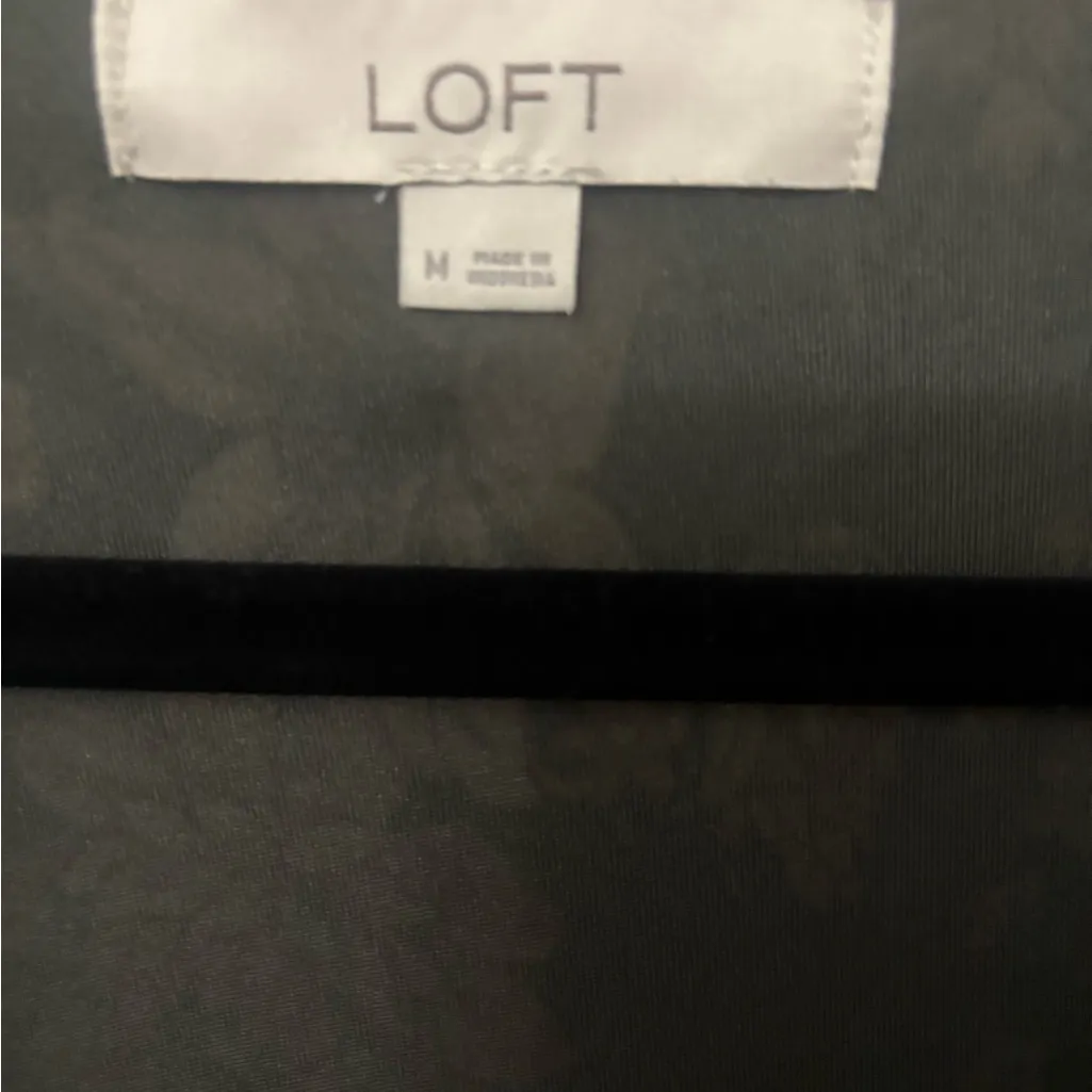 LOFT Floral Maxi Dress in Gray and Pink - Image 8