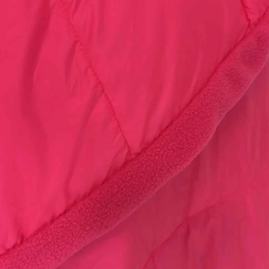 Torrid Happy Camper Hot Pink Mock Neck Puffer - Image 9