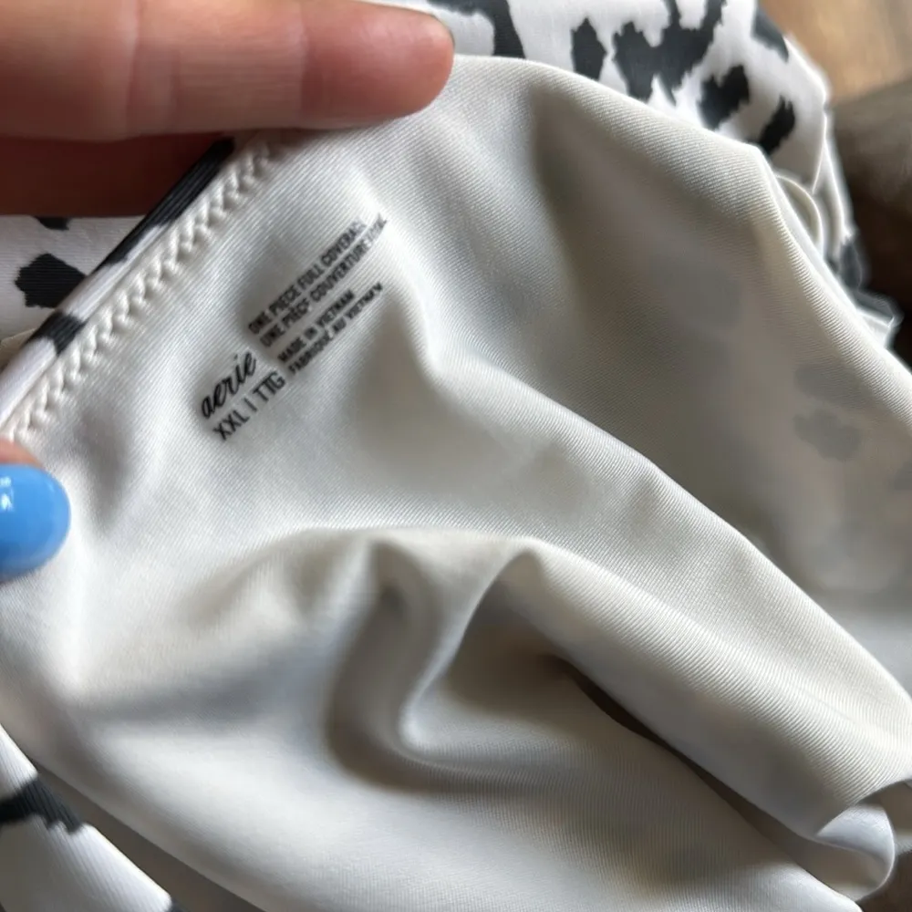 Aerie Animal Print Cheetah One Piece Swimsuit with open back - Image 11