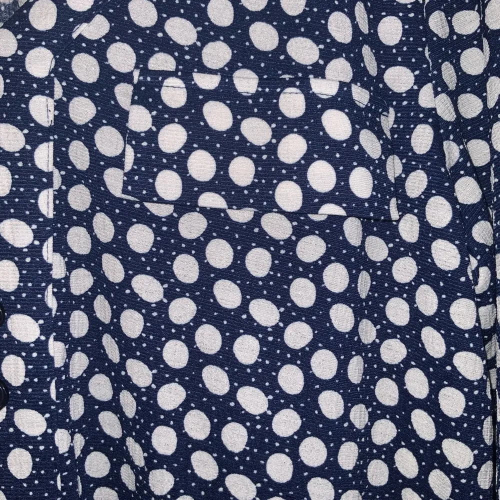 Como Blu Blue & White Polka Dot V - Image 5