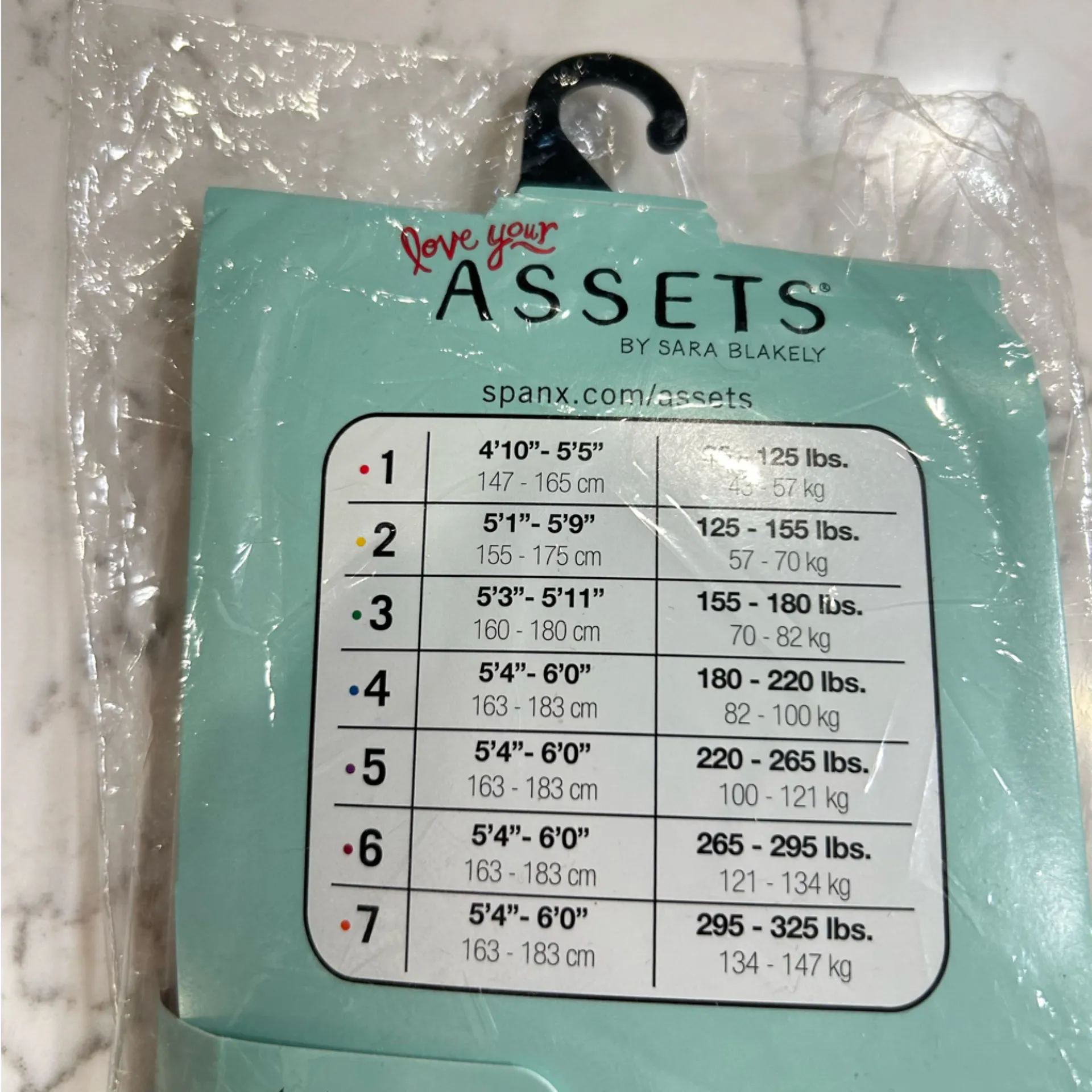 NWT Assets by Spanx Black Shaping Tights Textured Wish Bone Size 3 - Image 3