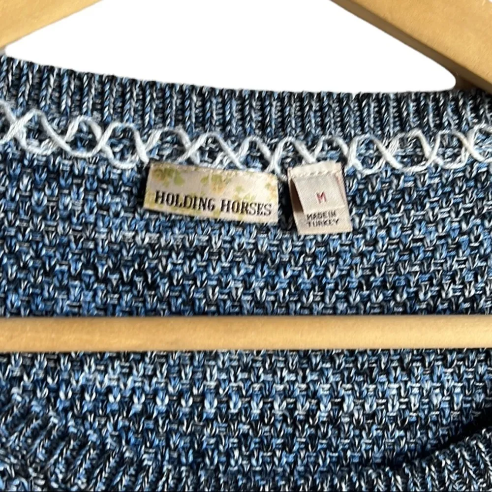 Anthropologie Holding Horses Fringed Knitted Sweater Dress Size Medium - Image 8