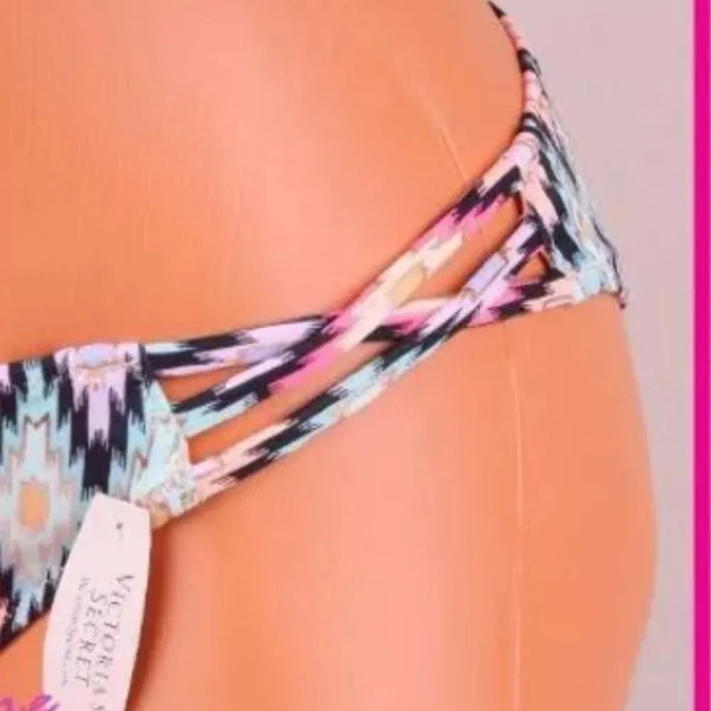 - NEW! XS Swim Strappy Cheeky Bikini Bottoms - Image 4