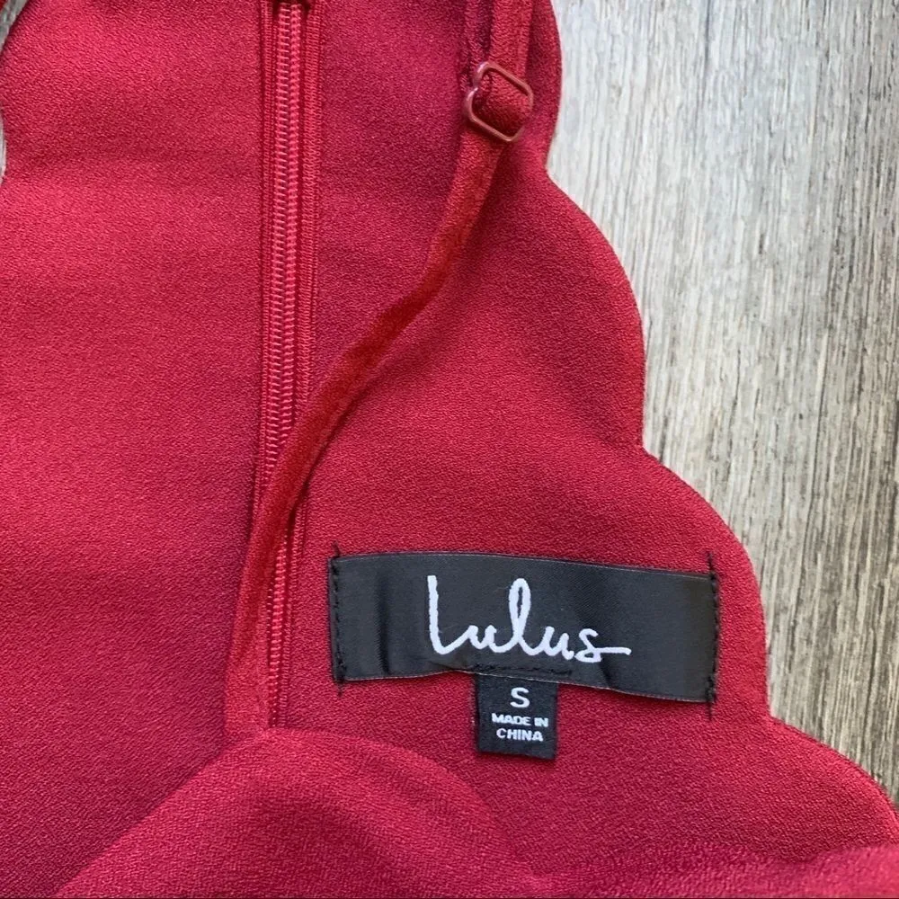 Lulu's Wine Red Endlessly Endearing Cocktail Dress - Image 9