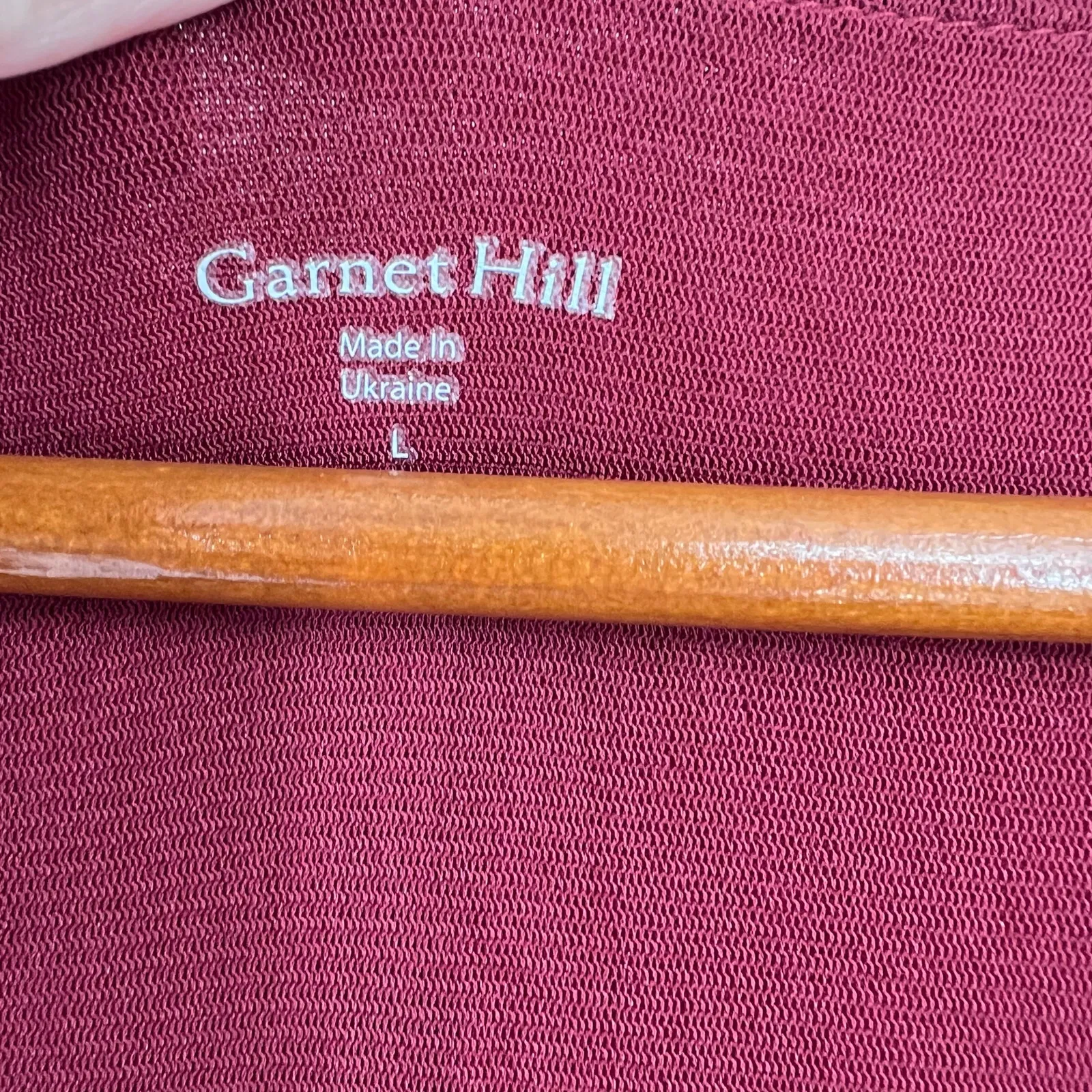 NEW Garnet Hill Ballet Wrap Knit Midi Dress classic fit ballet wrap size large - Image 10