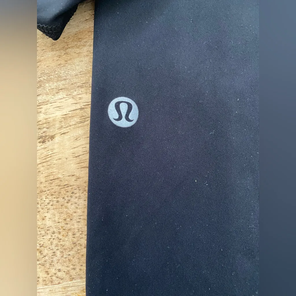Lululemon Fast & Free 7/8‎ Tight II 25” Black Nulux Women’s 6 Athletic Leggings - Image 11