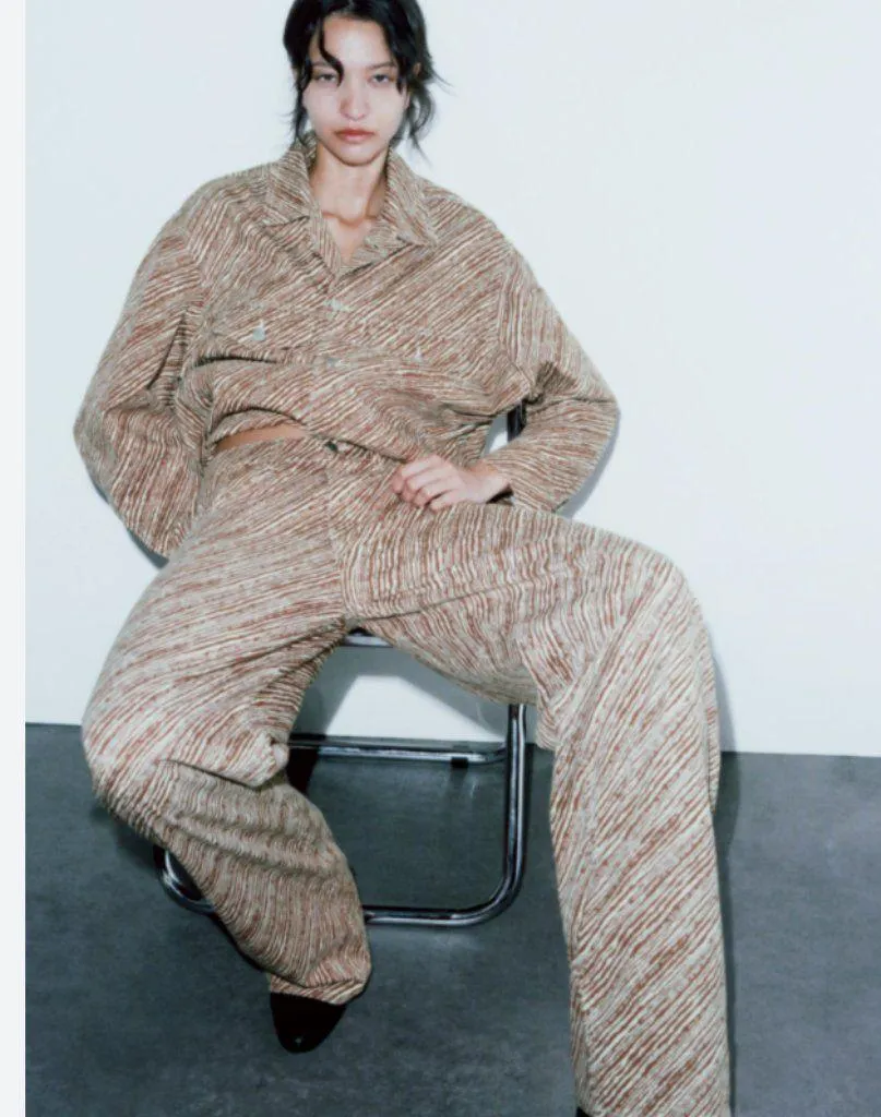 NWOT ZARA LIMITED EDITION ANIMAL PRINTED BLOGGERS FAVE PANTS Wide Leg Baggy - Image 6