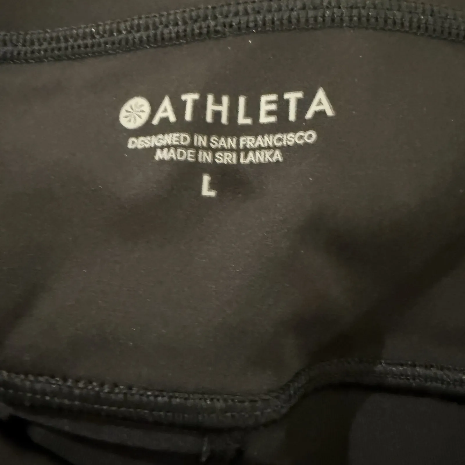 Athleta Momentum Skort Womens Large Black Ruffle Running Tennis Golf Skirt - Image 3