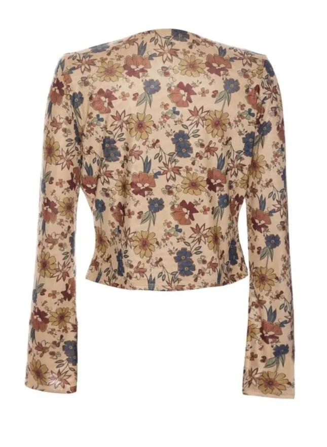 Lani the Label Tie Front Top - Image 5