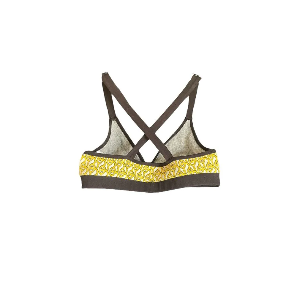 NWT Zara Yellow/Black/White Bralette Size Small - Image 4