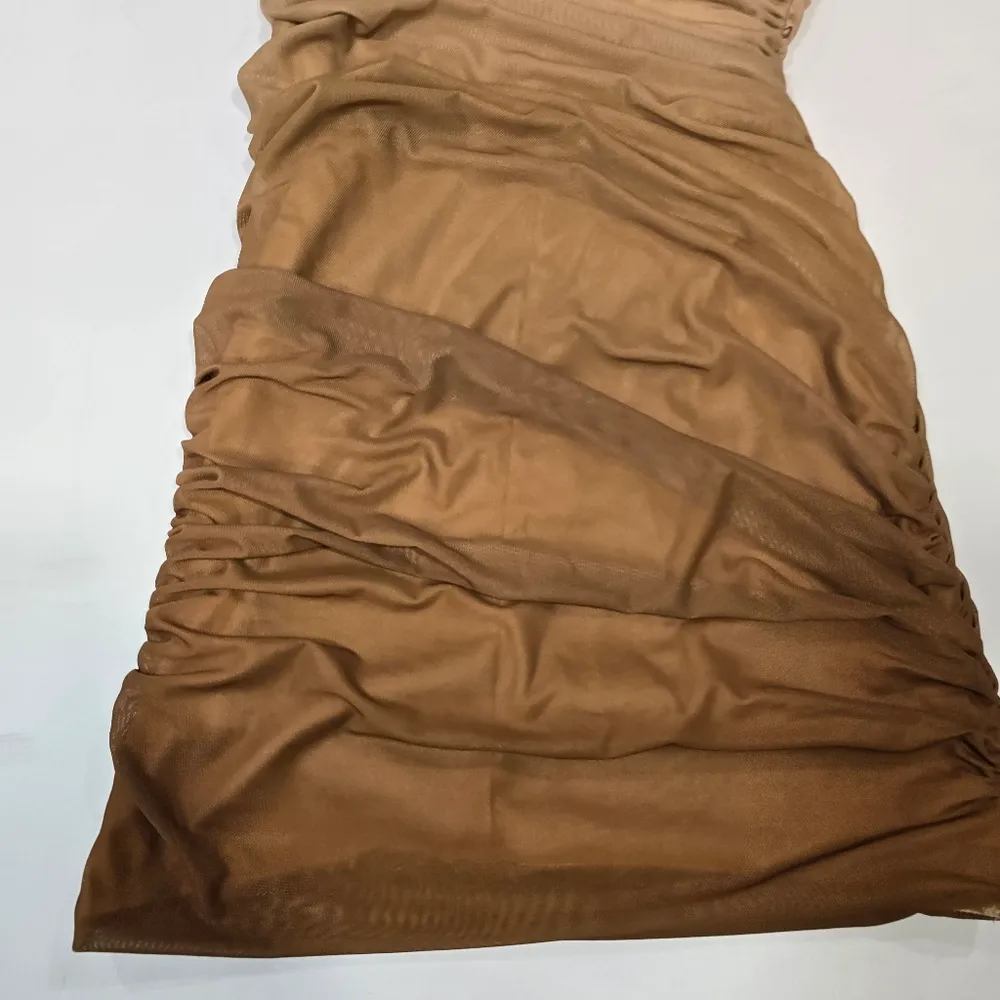 Bardot Rumi Mesh Dress in Brown Ombre - Image 10