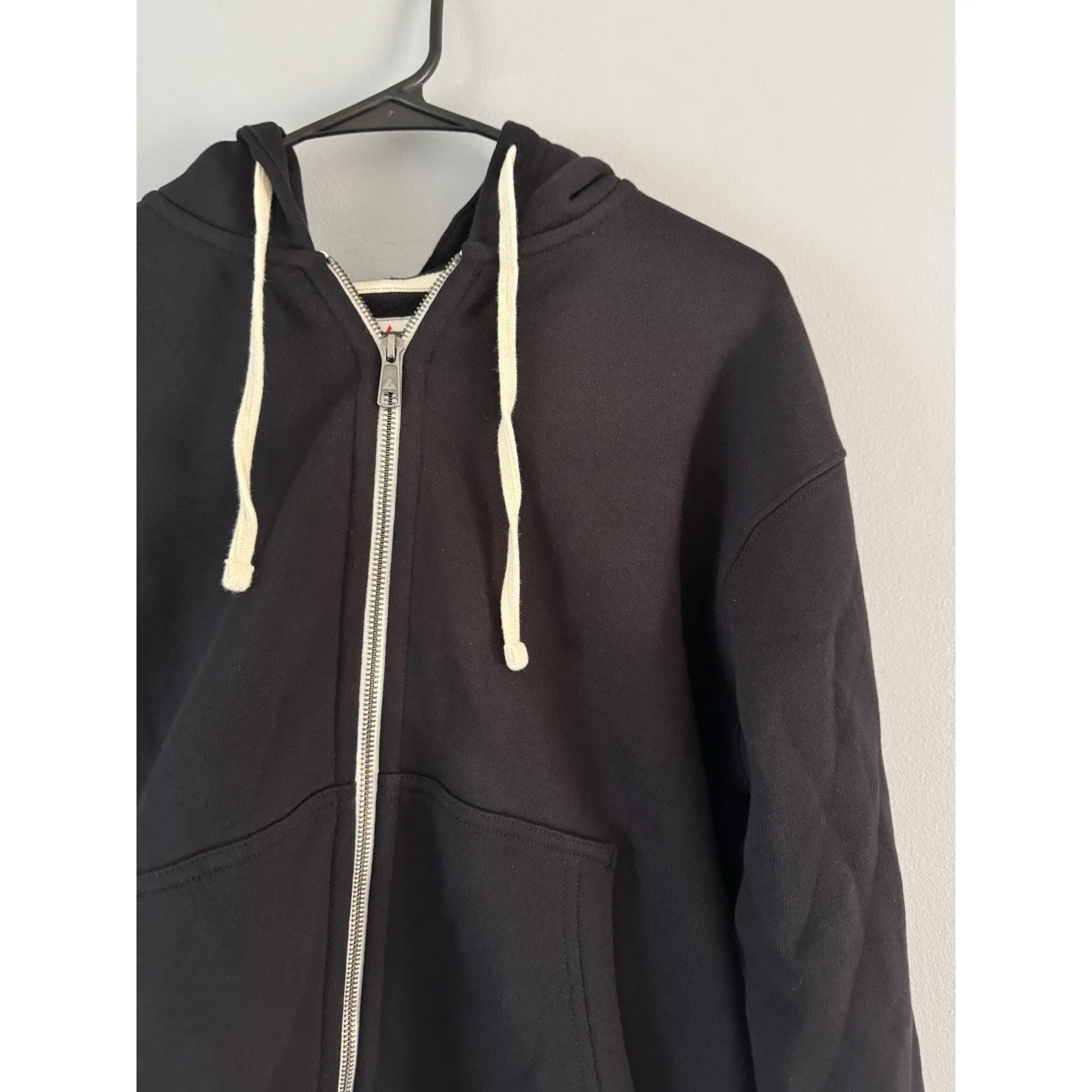 NWOT American Giant Midweight Full Zip Women’s Hoodie Sweatshirt Size XS Black - Image 4