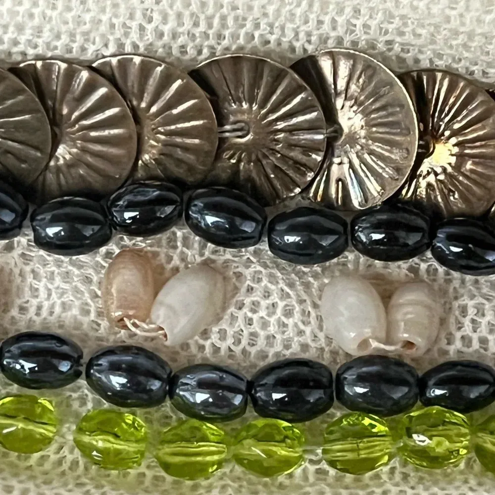 Free People Beaded Mesh Sheer Babydoll Tunic Top S Boho Coastal Cottagecore Y2K - Image 8