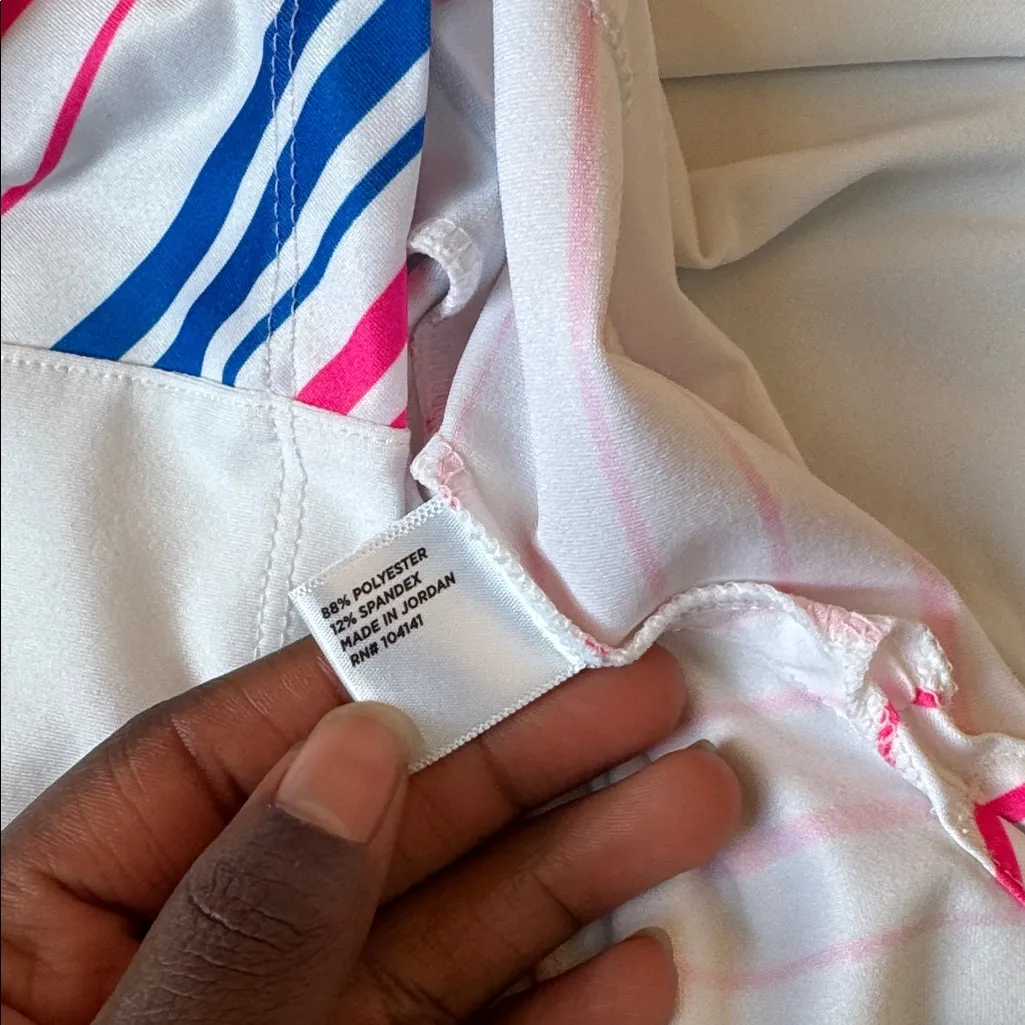 Lady Hagen Collared White Top SIZE XS - Image 3