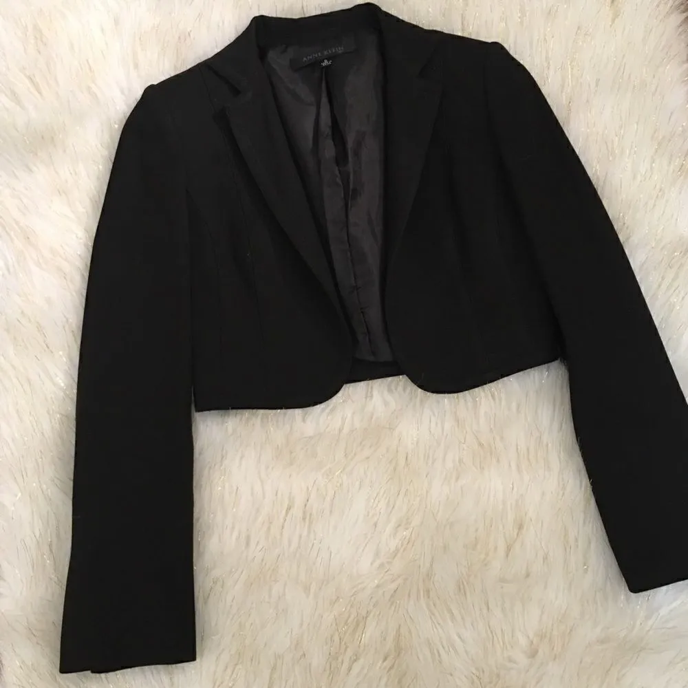 Anne Klein Thick Double layered cropped Blazer - Image 6