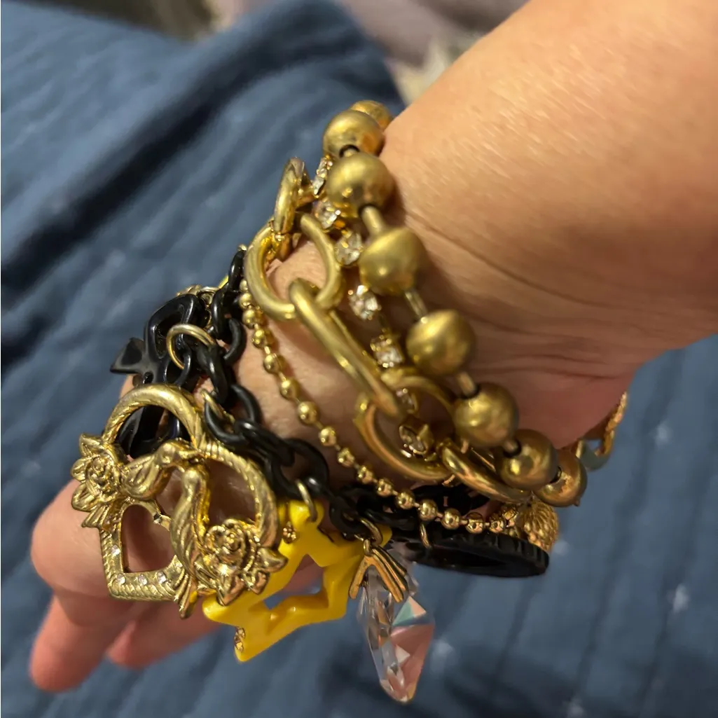 Bestsey Johnson rare chunky Rocker chick Charm rare - Image 9