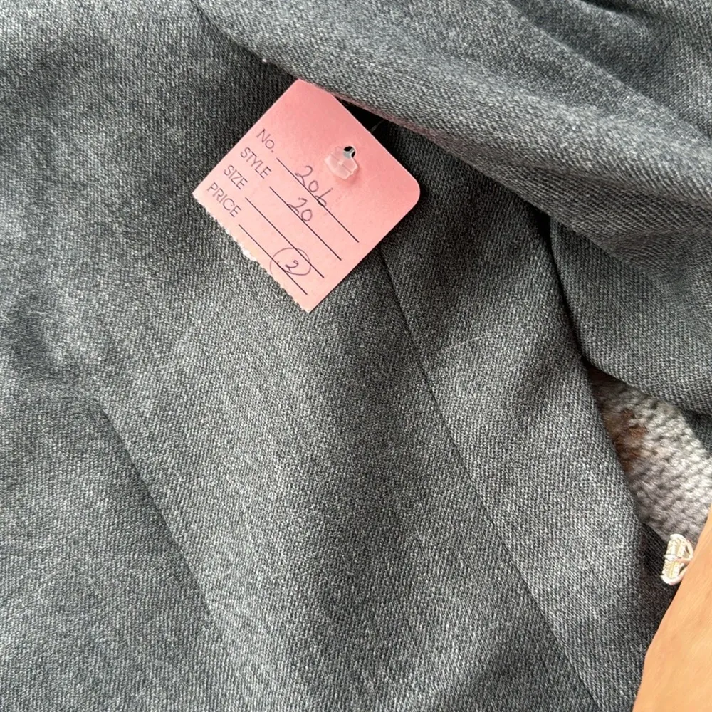 Vintage Jones New York Wool Blazer & Skirt Set Gray 14 - Image 5