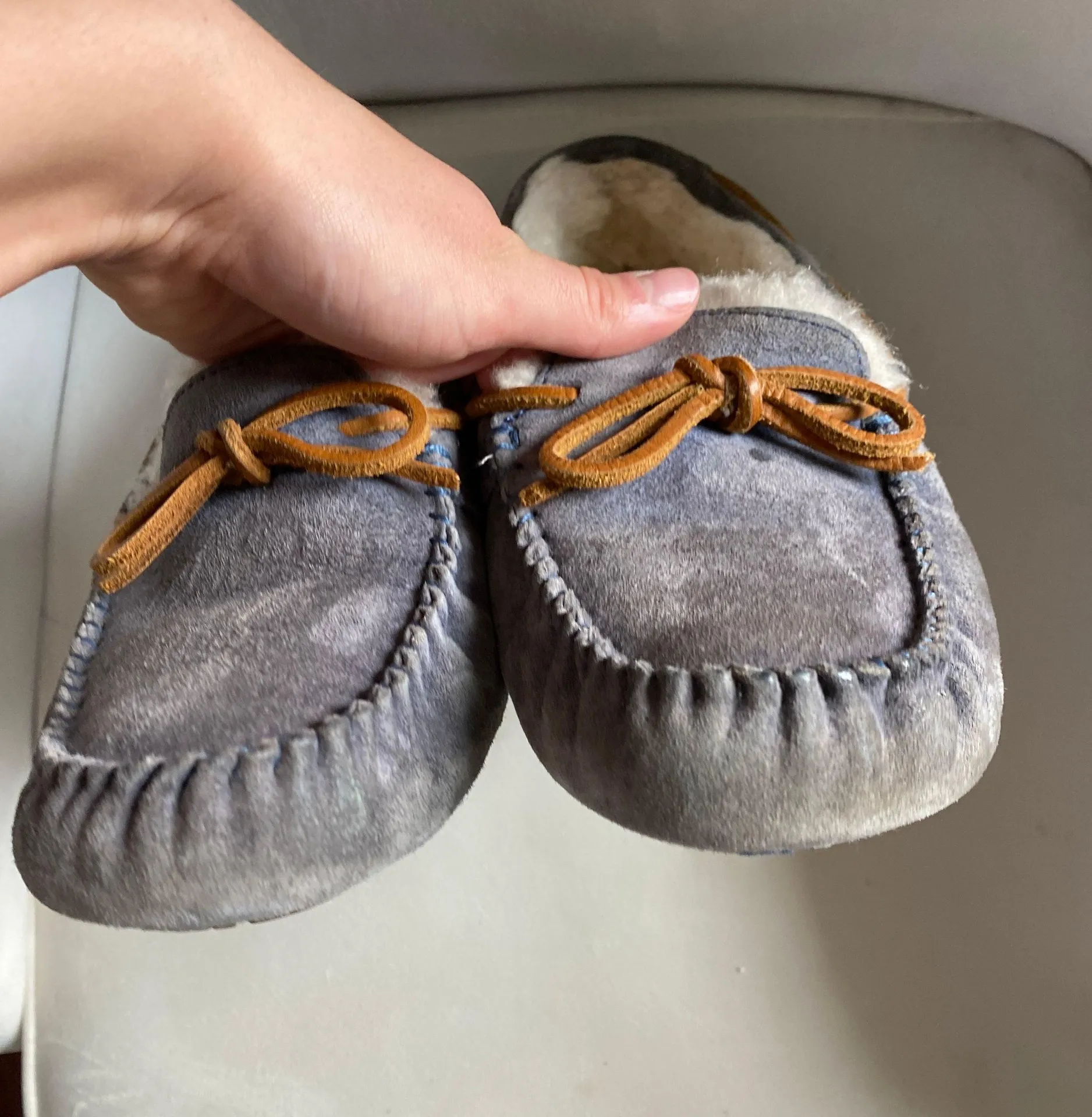 UGG Navy Blue Slippers - Image 3