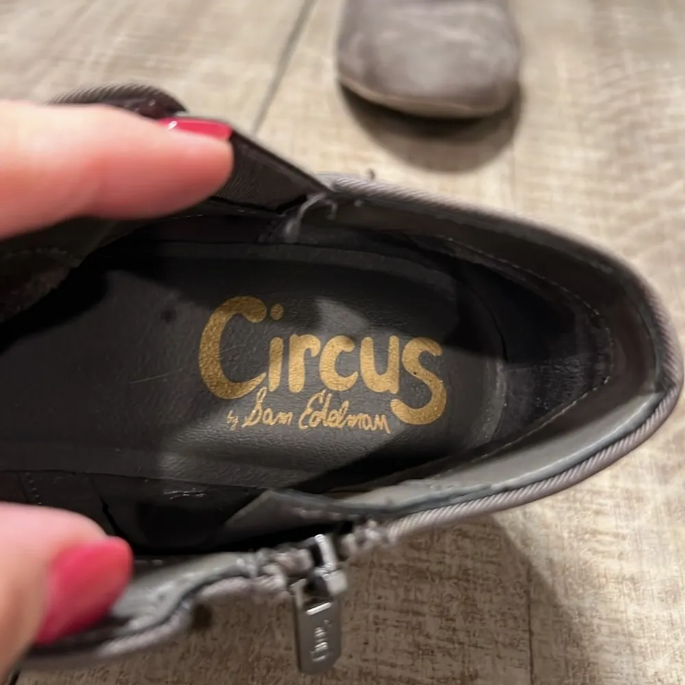 CIRCUS SAM EDELMAN Preston Chelsea Ankle Bootie Boots in Gray WOMEN'S Size 8 - Image 3