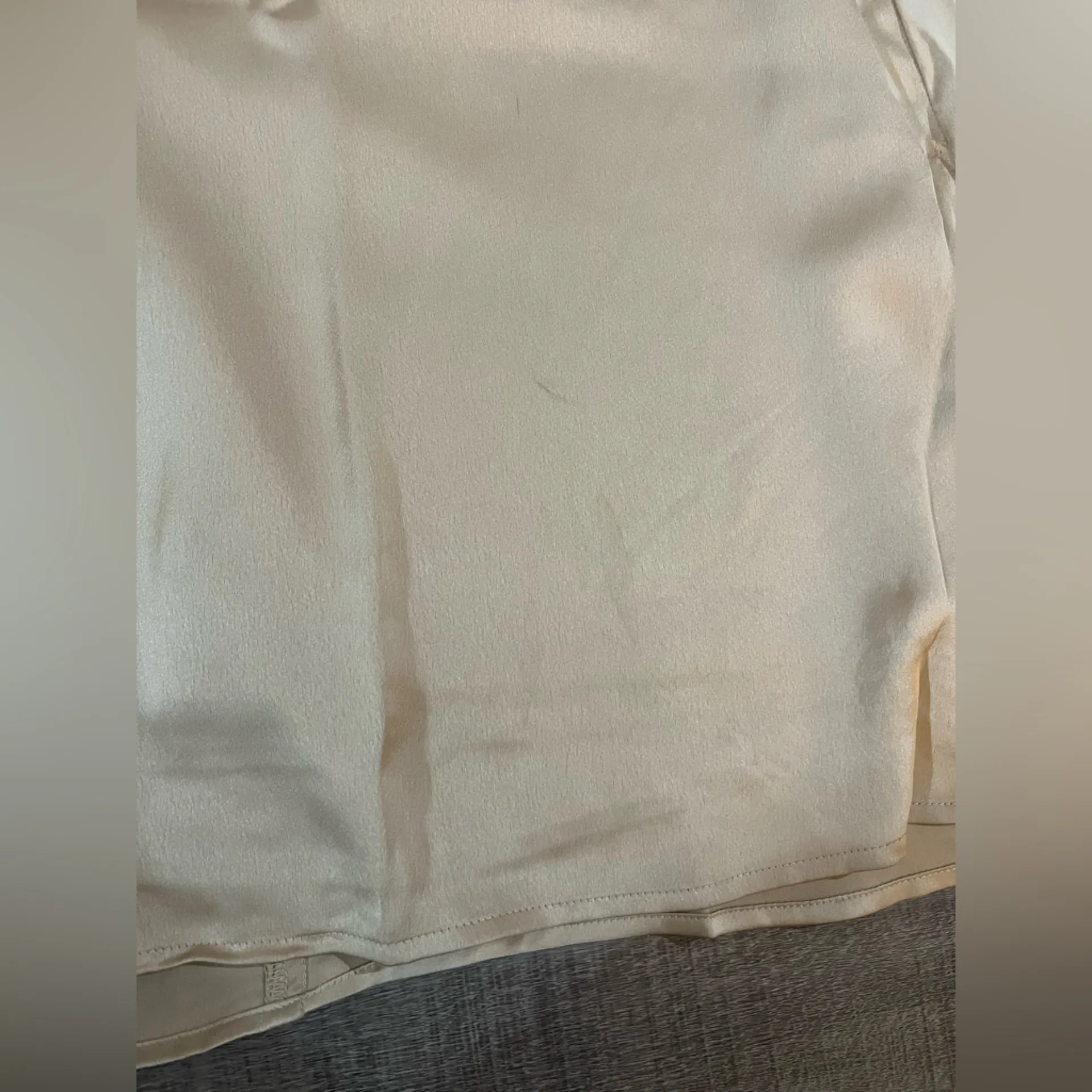 SHOW ME YOUR MUMU Rome Twist Gown in Champagne Luxe Satin - Image 8