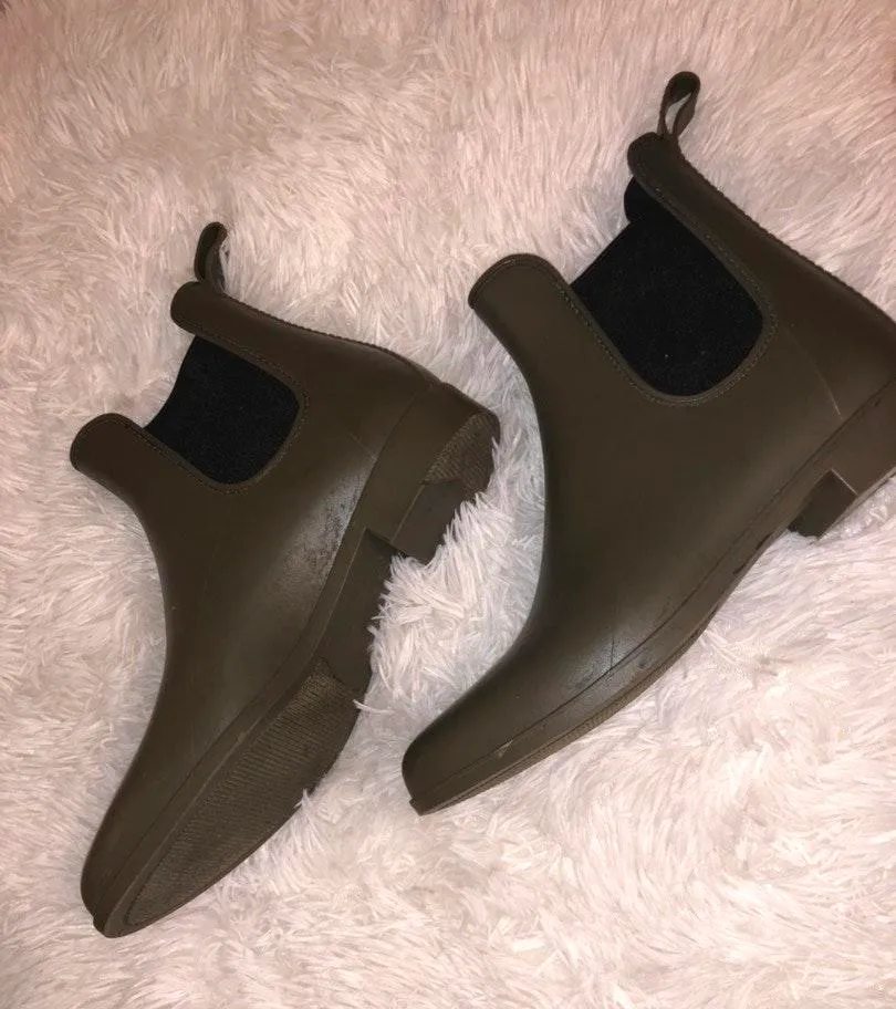 Rain booties Green Size 9 - Image 2