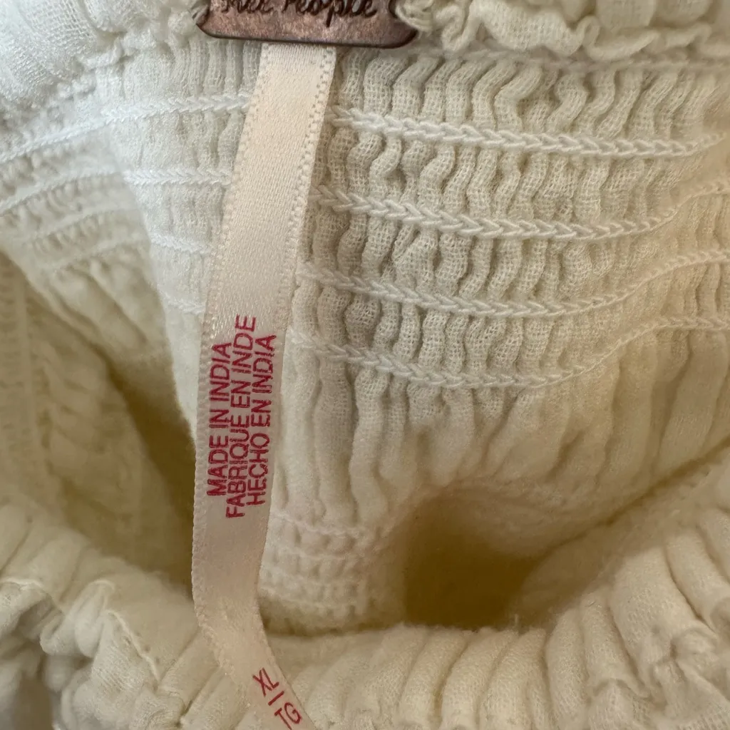 Free People Cream Maxi Dress - Image 2