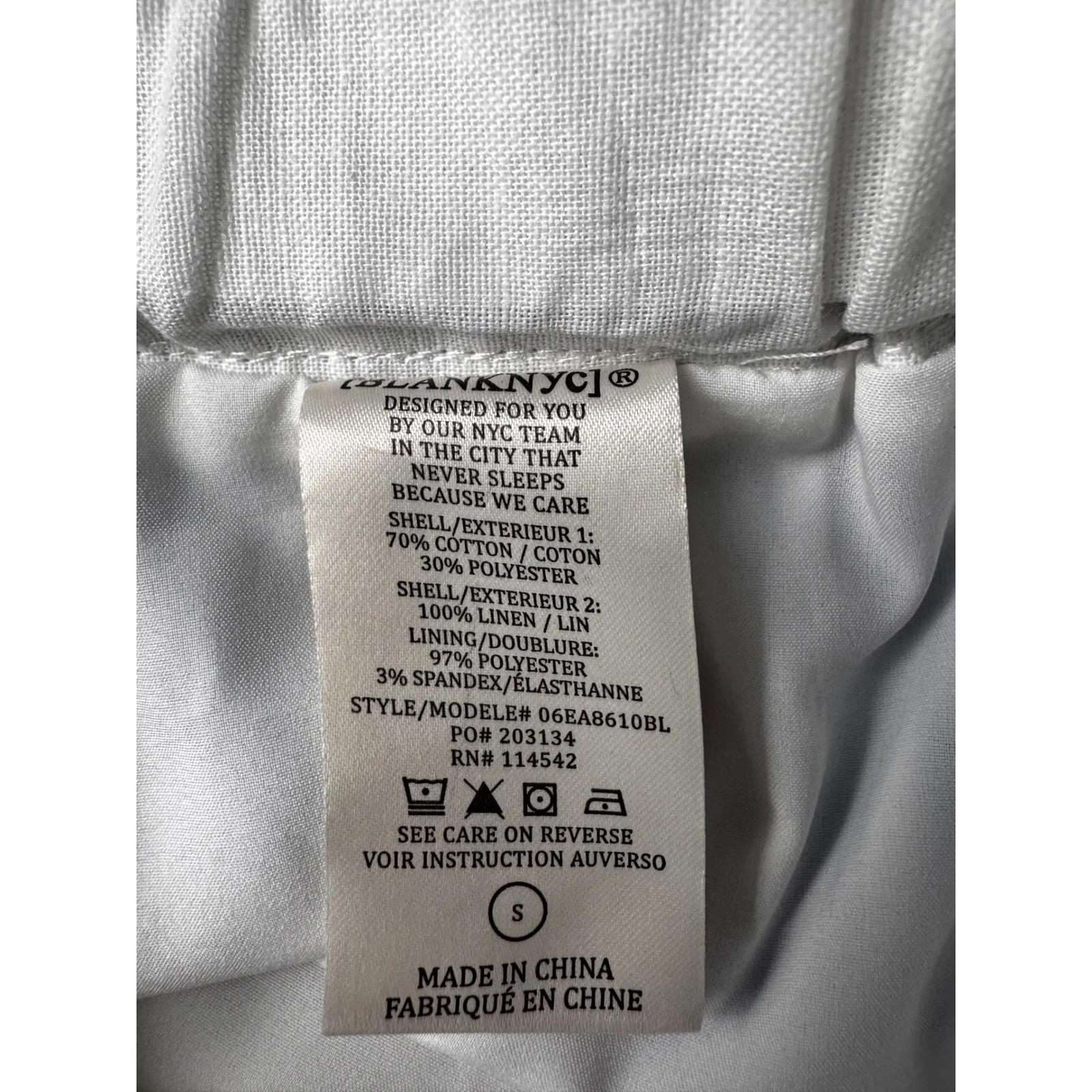 BLANKNYC Womens Striped Shorts Size S Blue White Drawstring Lounge Casual - Image 8