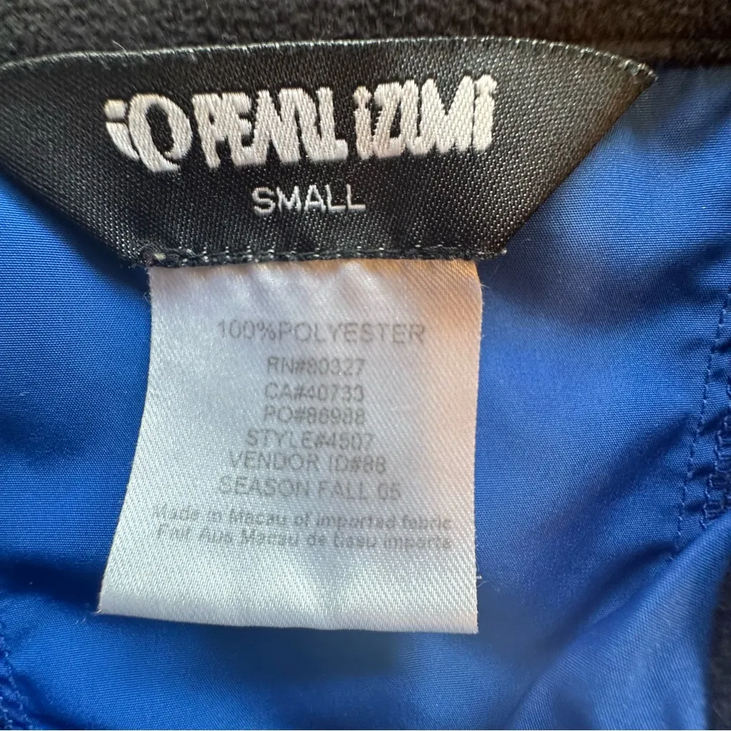 PEARL IZUMI Lightweight Cycling Biking Windbreaker Jacket Blue Womens Small - Image 3