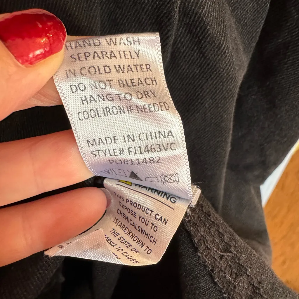 Fate brand black denim‎ jacket size Small - Image 2