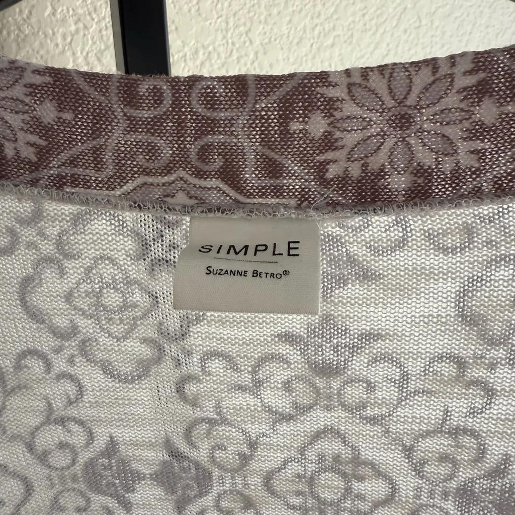 Boho Open Front Suzanne Betro XL Kimono Cardigan Long Sleeve Lightweight Duster - Image 4