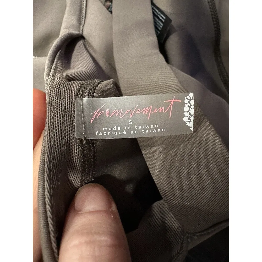 Free People Movement My High One Charcoal Brown One Piece Jumpsuit Small S NWOT - Image 6